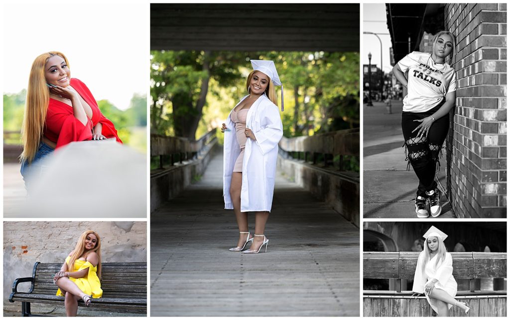 Senior sessions with LaToya Jyadon Photography. Downtown Ypsilanti Summer Senior Session